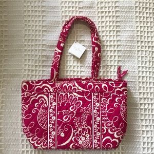 Vera Bradley Mandy Shoulder Bag Twirly Birds Pink